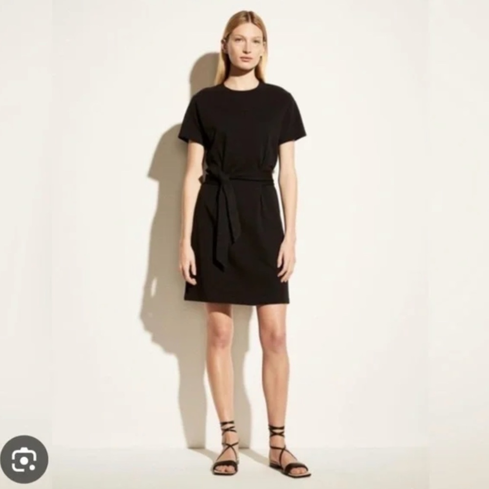 Vince Tie Front Shirt Dress